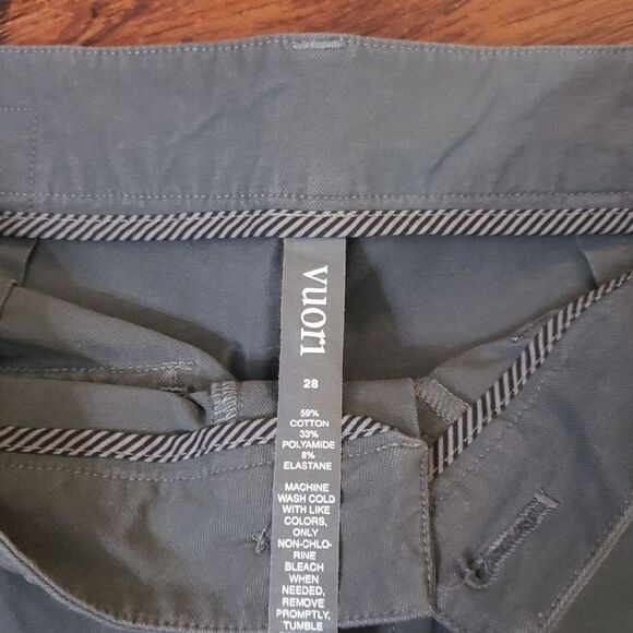 VUORI Men's Gray Summer Athletic Casual Trendy Performance Summer Shorts Size 28 - Picture 3 of 5